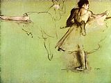 Edgar Degas Dancers at the Barre painting